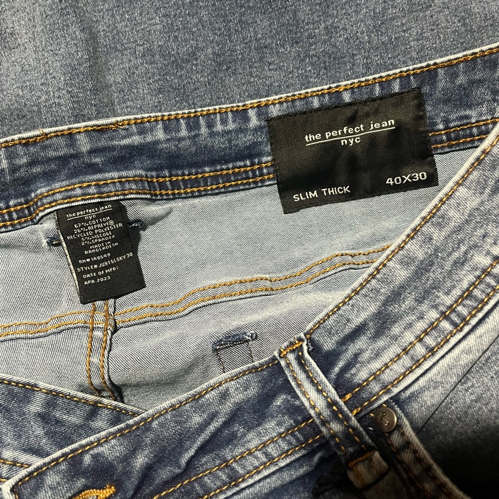 The Perfect Jean Men's #F#%KYOURKHAKIS Slim Thick 40 x 30 - Picture 8 of 8